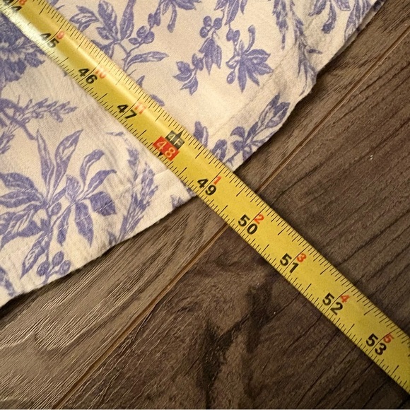 Vintage April Cornell dress French Toile print blue white rayon - Picture 12 of 15